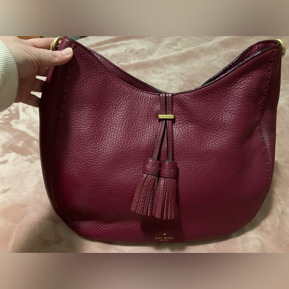Kate Spade New York NORI merlot shoulder bag